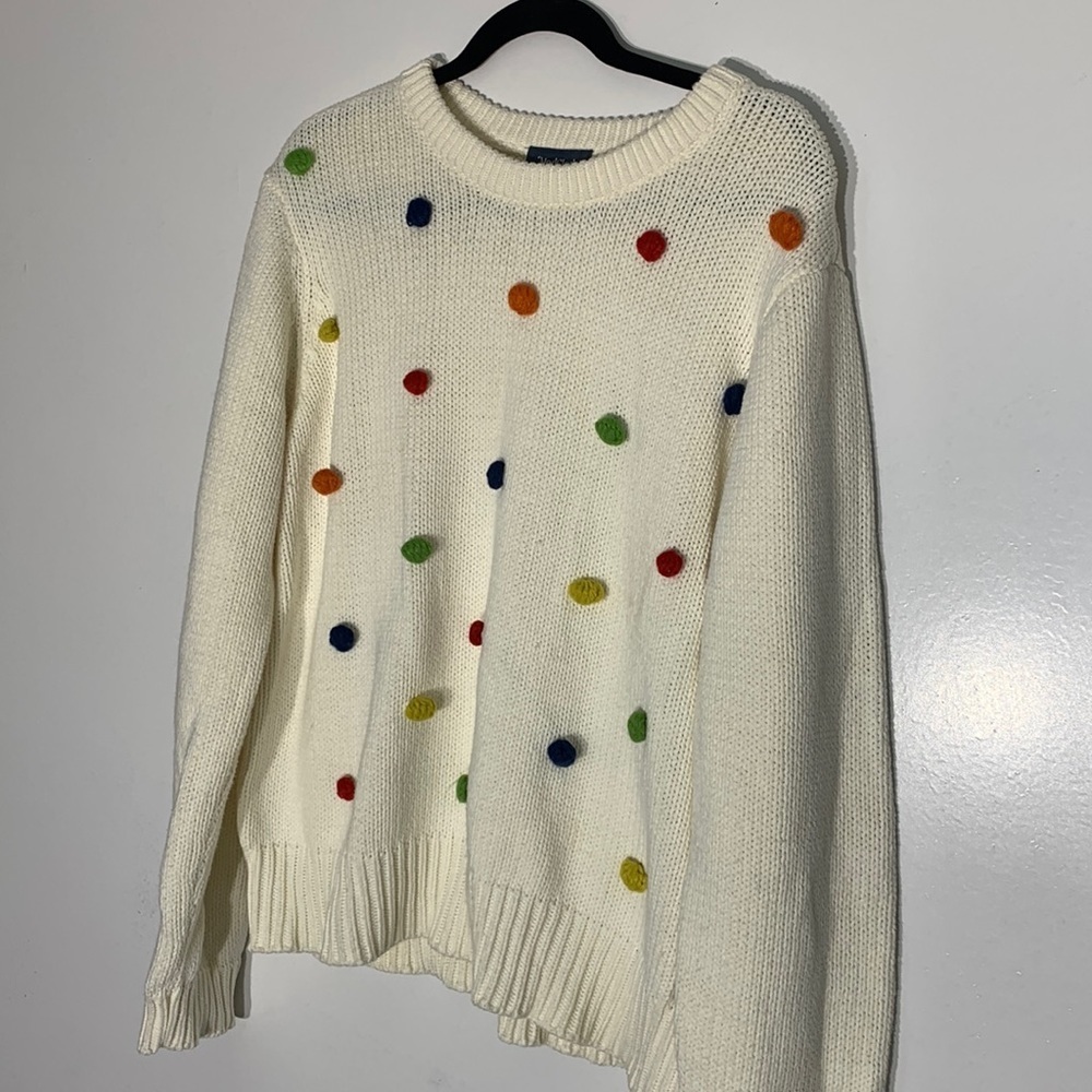 Mod cloth Pom Pom sweater size XL - Picture 5 of 9
